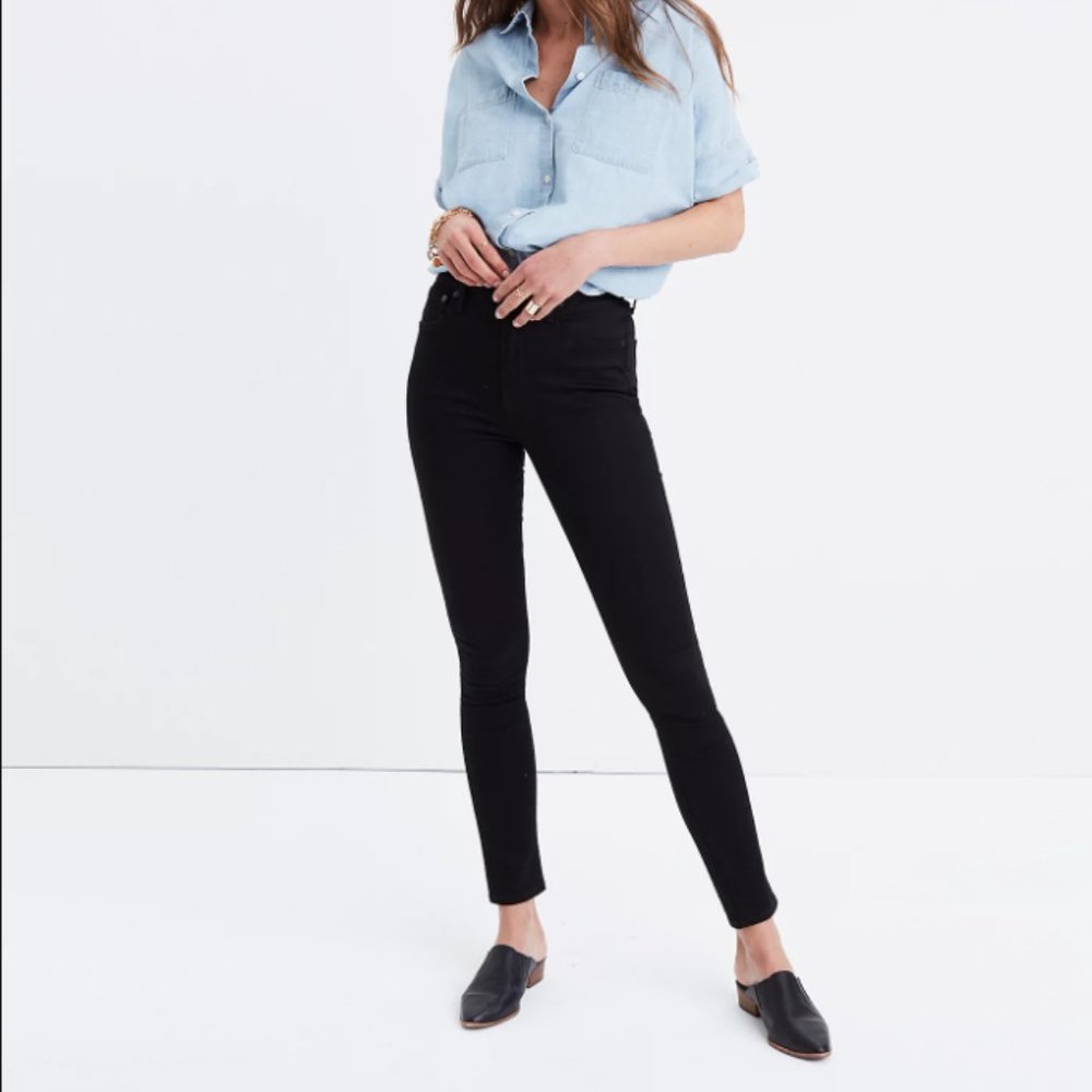 Madewell Skinny Black Jeans